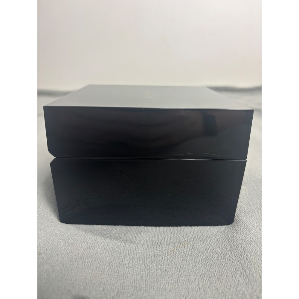 Bvlgari Watch Box Case Genuine Empty Piano Black Lacquer Presentation Storage - Picture 3 of 10